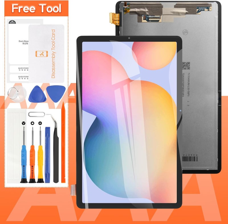 THIRDPOLE Screen Replacement For Samsung Galaxy Tab S6 Lite P610 P610N P615 LCD Display Touch Screen Digitizer Full Assembly,with Tools(Black) - Image 1